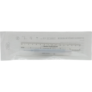Sterile skin marker, fine tip with ruler