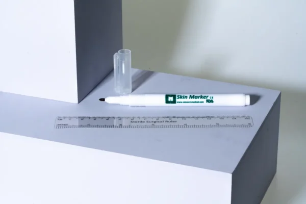 Sterile skin marker, regular tip with ruler (1mm)