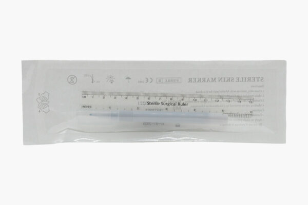 Sterile skin marker, fine tip with ruler (0.5mm) - Image 2